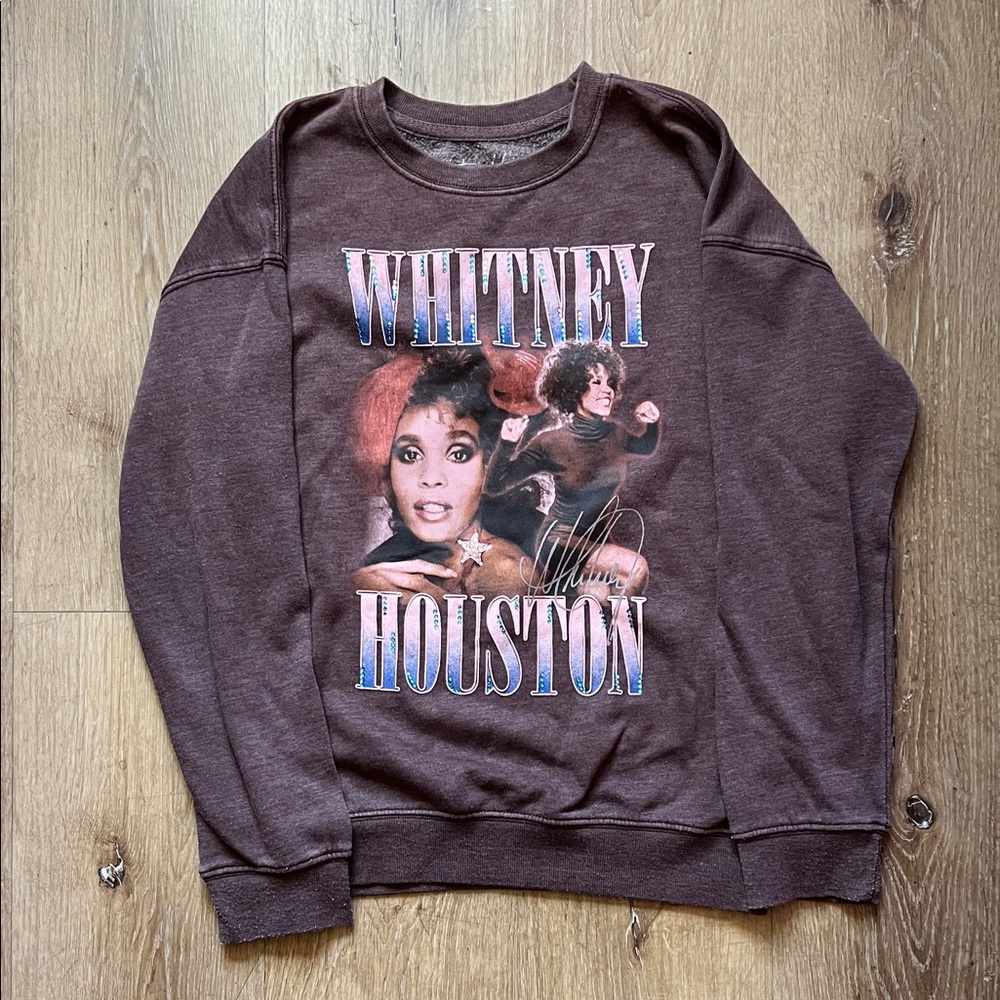 Brown Graphic Women's Sweater